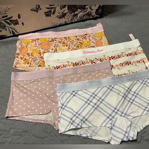 4 NWT Victoria’s Secret’s Shortie Underwear’s